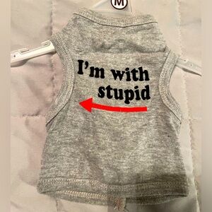 Surf Style Gray Dog Tank Top